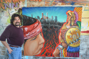 Carlos Callejo with current work in progress